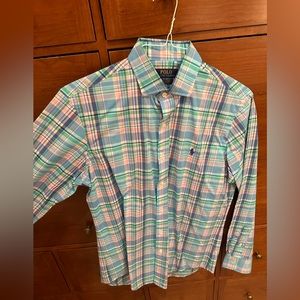 POLO RALPH LAUREN check button down size S